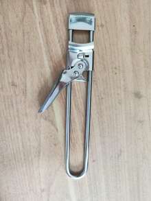 Manual Can Opener, Metal Handle Handheld Can Opener With Non-Slip Easy Grip, Heavy Duty Steel Smooth Cutting Tin Opener, Labor-Saving Kitchen Gadget Tool For Home Restaurant Camping, Kitchen Accessories, Christmas Party Supplies - Multicolor - View 6