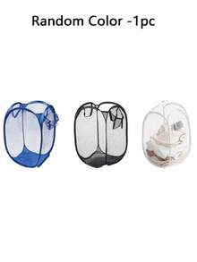 1pc Pop Up Laundry Basket With Handle - Foldable Mesh Laundry Basket For Storing Dirty Clothes, Suitable For Children To Change Clothes/Adults To Change 3-4 Pieces Of Clothing (Please Take Care To Check The Size Before Placing An Order. - Multicolor - View 11