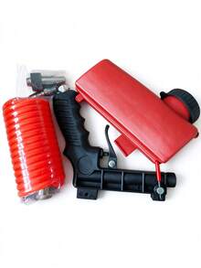 Portable Pneumatic Sandblasting Gun, Adjustable Pneumatic Sandblaster, Suitable For Removing Rust And Paint On Aluminum Products, Wood, Metals, Automobiles And For DIY Sandblasting Work. It Can Be Used With An Air Compressor. - Multicolor - View 9