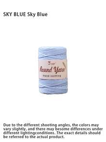 1Pc Polyester Texture Woven Rope, Durable Mark Lamet Rope, Suitable For DIY Plant Hanging Basket, Bag And Bohemian Decoration - Multicolor - View 14