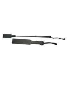 1pc Equestrian Riding Crop, English-Style Riding Accessory, Made Of Synthetic Leather, Flexible, Suitable For All Riders, Ideal Gift For Valentine'S Day, Easter, Thanksgiving, Christmas, Halloween - Black - View 8