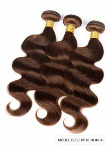 Color #2 Dark Brown Body Wave Human Hair Bundles 10-28 Inch Chocolate Brown 3 Bundles Body Wave Bundles Human Hair Brazilian Remy Weave Hair Extensions - S2 - View 7