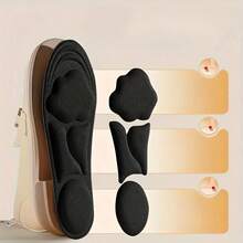 6 Pcs (3 Pairs) Women's Soft Memory Foam Insoles, Thick, Soft And Breathable, Suitable For Various Daily Scenarios, Comfortable To Wear, Relieve Foot Fatigue For Long-Time Use - Multicolor - View 6