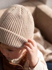 Cozy Pixies 3PCS Boys And Girls Autumn And Winter Warm Knitted Wool Hat Set Outdoor Autumn And Winter Wool Hat Multi-Piece Set - Multicolor - View 8