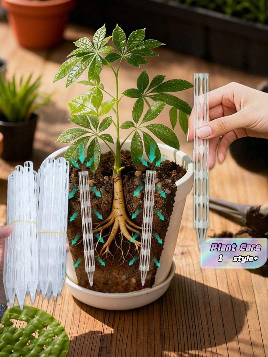 Plant Pot Aeration Tube Anti Root Rot Overwatering Drainage Root Health Gardening Tool For Indoor Plants - Multicolor - View 1