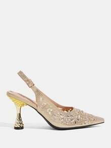 CUCCOO TILAWA Kvinnor Pumps - Guld - Visa 9
