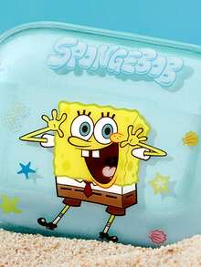 SpongeBob SquarePants | SHEIN 防摔保護藍牙耳機保護殼，附彈簧環 - 彩色 - 查看 5
