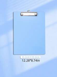 1pc Solid A4 Hard Board Clipboard File Folder Writing Pad Meeting Clip For Office Conference Home Desk Document Signature Daily Use Functional Convenient Practical Office Supplies Must Have - various - View 19