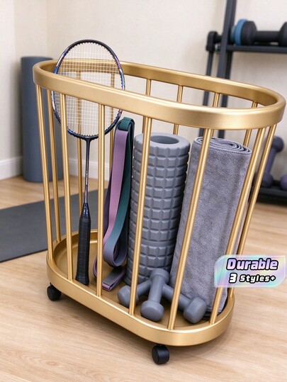 Waterproof Rolling Laundry Basket, Slim Large‑Capacity Dirty Clothes Hamper With Wheels For Bathroom Home, Yoga Mat Storage Bin