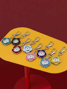 Joivida Cute Sunflower Decor Keychain Pendant, Mini Stylized Hanging Ornament With Lobster Clasp, Kawaii Decor For Waist & Backpack, Ideal For Nurses, Medical Workers, Students & Teens, Practical Gift For Special Occasions, 6 Bright Colors Available - Multicolor - View 1
