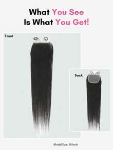 4x4 Transparent Lace Closure Straight Hair Virgin Remy Human Hair Frontal Closure Lace Extensions Pre Plucked With Baby Hair Natural Black Color - S1B - View 3