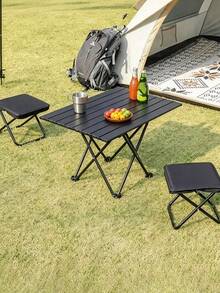 Portable Multifunctional Outdoor Picnic Camping Folding Chair, Ultra-Light Fishing Stool, Travel Stool, Fishing Gear - A - View 2