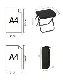 Portable Multifunctional Outdoor Picnic Camping Folding Chair, Ultra-Light Fishing Stool, Travel Stool, Fishing Gear - A - View 9
