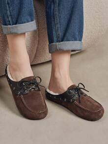 Solecia Women Shoes Women's Fashion Comfortable Flat Shoes - Coffee Brown - View 4