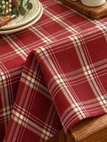Joivida Taplak meja kotak-kotak merah anggur, terbuat dari bahan beludru peach, mudah dibersihkan, tahan lama, cocok untuk dekorasi dapur dan ruang makan, cocok untuk pesta, piknik, dan penggunaan rumah tangga. Kainnya kokoh dan merupakan pilihan ideal untuk perlengkapan makan pesta. - Persegi diagonal merah anggur - View 11