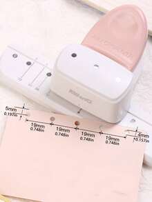 1PC Loose Leaf Hole Punch Daily Planner Adjustable 3 Hole Paper Puncher For A5 A6 A7 Size 8 Sheet Capacity Notebooks Scrapbooking - Multicolor - View 10