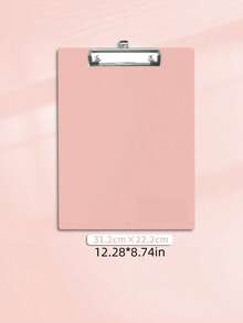 1pc Solid A4 Hard Board Clipboard File Folder Writing Pad Meeting Clip For Office Conference Home Desk Document Signature Daily Use Functional Convenient Practical Office Supplies Must Have - various - View 8
