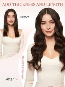50 Strands Microlink Hair Extensions Human Hair, 2# Light Brown Micro Loop Extensions, Silky Straight Micro Bead Design, Premium Remy Human Hair, Easy Installation & Long‑Lasting Wear, Ideal For Women To Boost Hair Volume - S2 - View 5