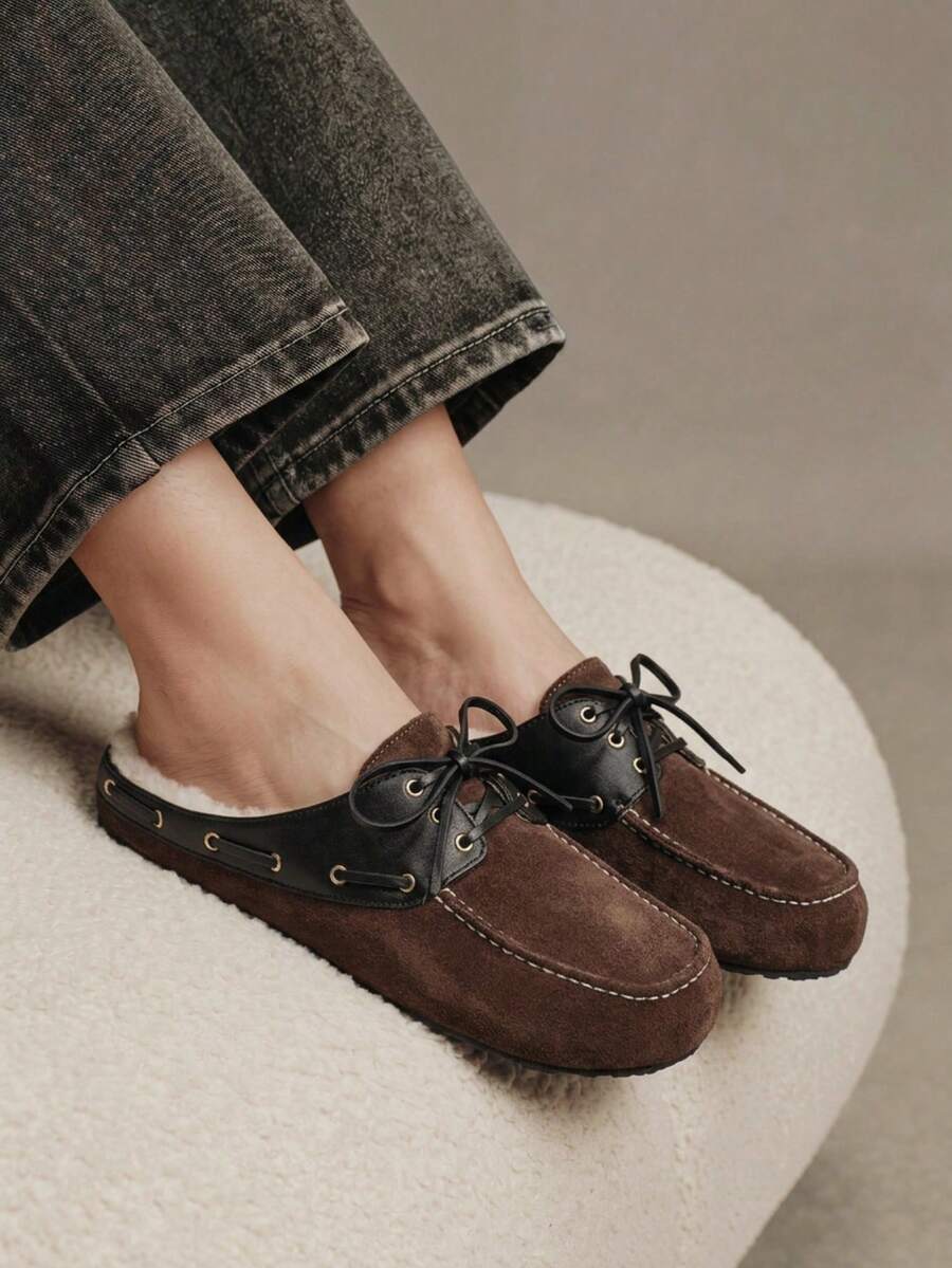 Solecia Women Shoes Women's Fashion Comfortable Flat Shoes - Coffee Brown - View 1