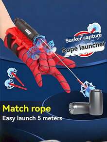 Spider Web Launching Gloves - Equipped With A Spider Web Launcher, These Gloves Are Perfect For Adult Interactive Parties. Ideal Gifts For Halloween And Christmas. Fun Design, Sturdy Structure, Spider Web Launcher, Launching Gloves. - Multicolor - View 8