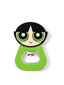 THE POWERPUFF GIRLS X SHEIN 1 Fun Animal Shape Refrigerator Sticker, Refrigerator Decoration, Bottle Opener, Suitable For Kitchen - Buttercup - View 3