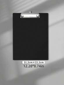 1pc Solid A4 Hard Board Clipboard File Folder Writing Pad Meeting Clip For Office Conference Home Desk Document Signature Daily Use Functional Convenient Practical Office Supplies Must Have - various - View 6