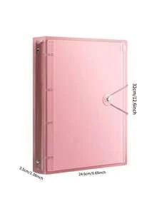 A4 Size Heavy Duty Colorful PP Binder, Large Capacity, Suitable For School, Home, Office, Work, Travel - Portable Design - Multicolor - View 2