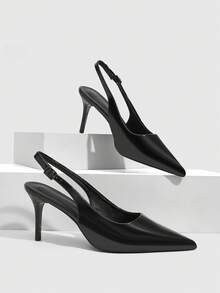 CUCCOO SZL Ladies Summer Graduation Shoes, Dinner Shoes, Holiday Shoes, Spring Summer Shoes, Spring Summer Easter Shoes - Black - View 1