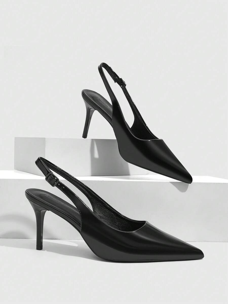 CUCCOO SZL Ladies Summer Graduation Shoes, Dinner Shoes, Holiday Shoes, Spring Summer Shoes, Spring Summer Easter Shoes - Black - View 1