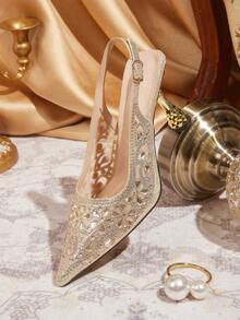 CUCCOO TILAWA Kvinnor Pumps - Guld - Visa 7