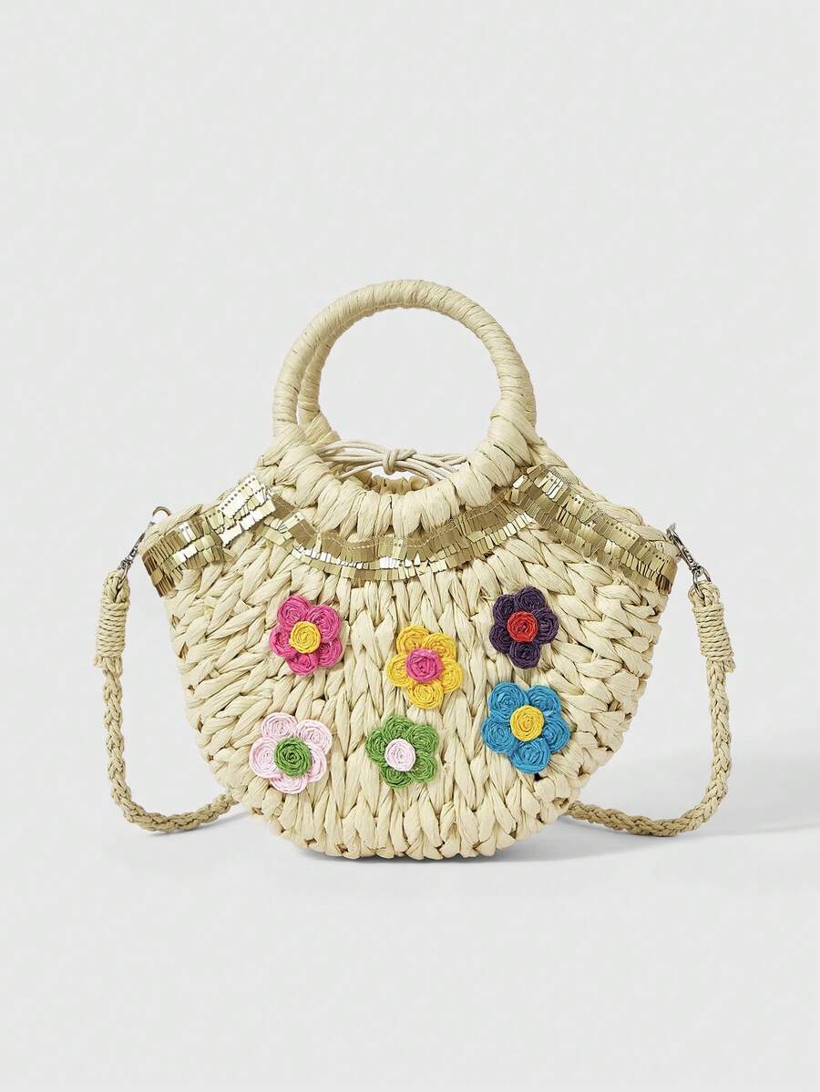 ROMWE Kawaii Casual Vacation Style Women's Handbag - Beige - View 1