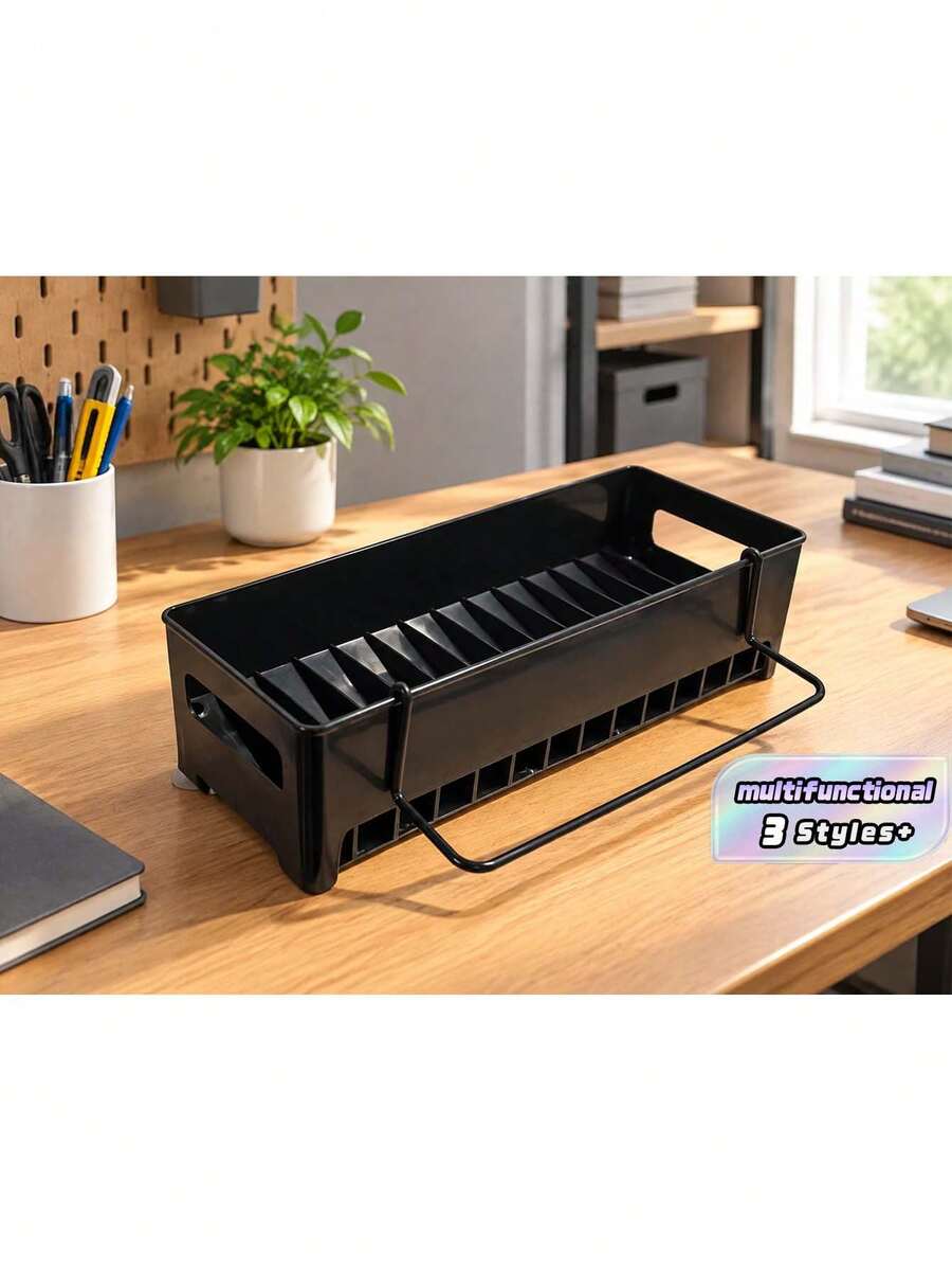 1pc Kitchen Sink Organizer, Adjustable Sponge Holder, Detachable Countertop Storage Rack, Suitable For Kitchen And Bathroom Sinks, Used For Storing Dish Soap, Sponges, Brushes And Cleaning Supplies - Multicolor - View 1