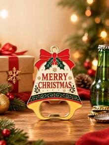Creative Metal Bottle Opener, Magnetic Fridge Magnet, Multifunctional Beer Opener, Holiday Decorative Ornament - C - View 9