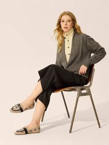 CUCCOO BASICS Women's Fashion Flat Shoes Are Suitable For Various Occasions Such As Summer Vacation, Back To School, College Life, Spring And Spring Break. - Apricot Black - View 3