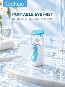 Teckwe 1Set Rechargeable Mini Cool Mist Humider 150mAh ABS Compact Portable Aroma Diffuser Quiet Fine Sprayer For Home Bedroom Office Car Travel Outdoor Daily Birthday Holiday Hot Practical Decor Gift. - multicolor - View 1