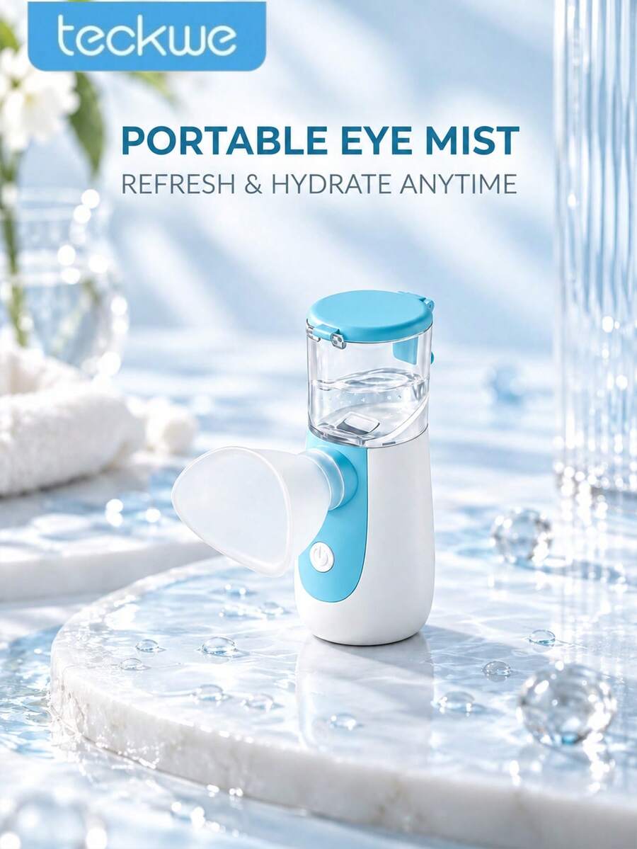 Teckwe 1Set Rechargeable Mini Cool Mist Humider 150mAh ABS Compact Portable Aroma Diffuser Quiet Fine Sprayer For Home Bedroom Office Car Travel Outdoor Daily Birthday Holiday Hot Practical Decor Gift. - multicolor - View 1