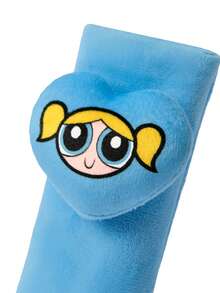 THE POWERPUFF GIRLS X SHEIN 1 قطعة بطانية حزام الأمان للكتف، أزرق - Bubbles - مشاهدة 3