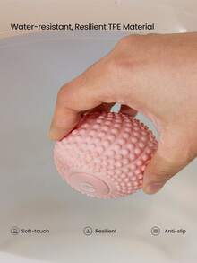 GLOWMODE Feel-Good Glow Textured Massage Ball With Raised Massage Points For Feet, Arms & Neck Yoga Pilates Studio Gym Workout  Wellness Accessory - Pink - View 5