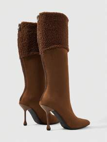 Daringsoles Classic Western Style Women's Boots, Suitable For Daily And Festive Occasions In Autumn And Winter - Rust Brown - View 5