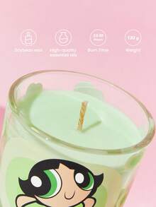 THE POWERPUFF GIRLS X SHEIN 香氛蠟燭（綠色） - 青蘋果 - 查看 3