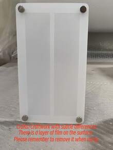 Clear Acrylic Magnetic Photo Strip Display Stand Desktop Holder For Idol Photo Booth Film Elfie Strip Fan Collection Room Decor Back To School Cute Gift - Picture Frame - View 9