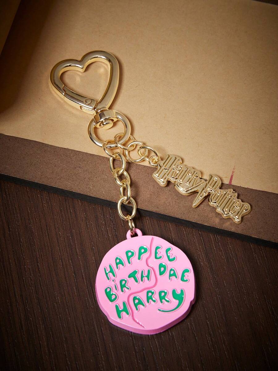 HARRY POTTER X SHEIN 金合金金色包包吊飾,禮物,返校季 - 彩色 - 查看 1
