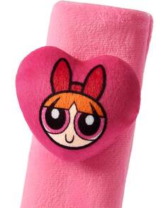THE POWERPUFF GIRLS X SHEIN 1 miếng bọc vai dây an toàn ô tô màu hồng - Blossom - Xem 3