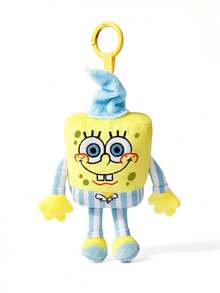 SpongeBob SquarePants | SHEIN 1 Cartoon Doll Pendant, Cute And Stylish, Can Be Hung On Bags And Keys. - Yellow - View 3