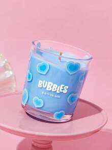 THE POWERPUFF GIRLS X SHEIN شمعة معطرة فتيات القوة (أزرق) - ليتشي ملح البحر - مشاهدة 2