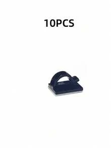 50/30/10pcs Car Wire Clip Self-Adhesive Cable Holder Car GPS Data Cable Light Cord Wire Fixing Organizer Home Wire Network Fixer Clips - multicolor - View 10
