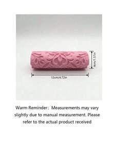 Pink Damascus Pattern Clay Carving Cylinder - Hand Tool For Diy Pottery, Suitable For Polymer Clay, Ceramic Art, Sugar Paste, Cookie Dough, Soft Clay Carving, Ideal For Vintage Projects, Arabic And Classic Art, For Beginners And Professionals - Damask Pink - View 4
