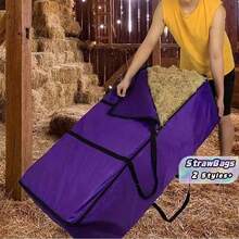 1. Waterproof Oxford Cloth Horse Straw Bag, Strong And Durable, Suitable For Feed And Storage Bags For Cattle, Horses And Livestock, Available On Demand To Reduce Waste - Multicolor - View 1