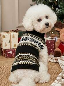 PETSIN Cute Pet Christmas Sweater, Autumn/Winter - Multicolor - View 4