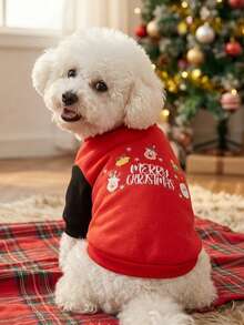 PETSIN 1 Pc Pet Christmas Red & Black Without Cap - Multicolor - View 1